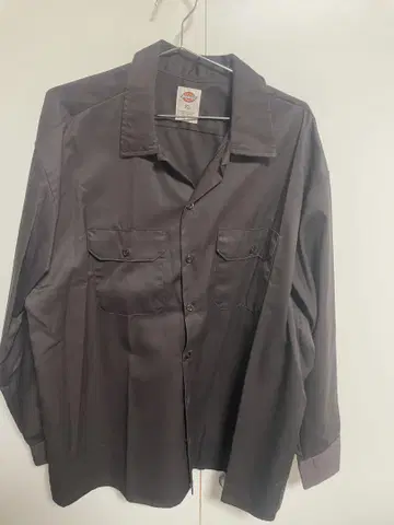 디키즈 블랙 긴팔 셔츠 XL