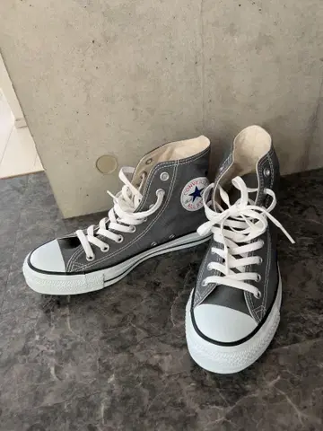 새상품 컨버스 ALL STAR HI 스니커즈 차콜 25