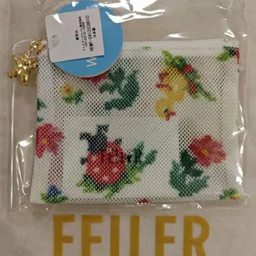 페이러 하이디 메쉬 파우치 화이트 미니