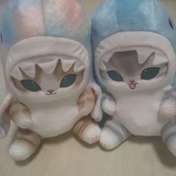 모프 샌드 파스텔 상어 BIG 봉제 인형 mofusand 상어