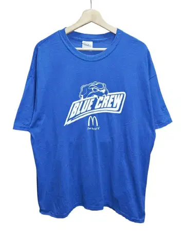 00s Hanes 기업계 McDonald's BLUE CREW 티셔츠