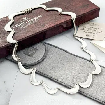 GEORG JENSEN 목걸이 276 부메랑 링크 실버