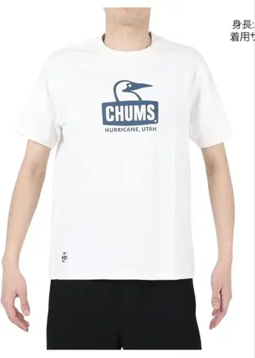 CHUMS 화이트 티셔츠 2XL