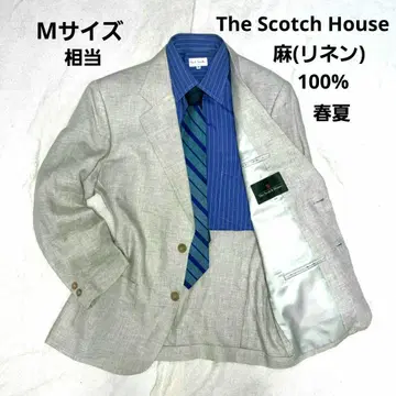 The Scotch House 린넨 100% 테일러드 자켓 봄/여름