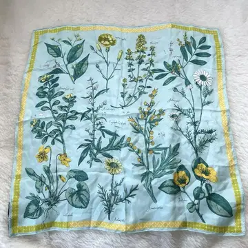 별주 manipuri FLEURIR 투모로우랜드 대형 스카프 실크
