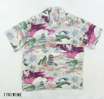 미사용 SUN SURF 선 서프 알로하 셔츠 16 L