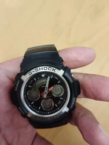 G-SHOCK 디지털 시계 블랙