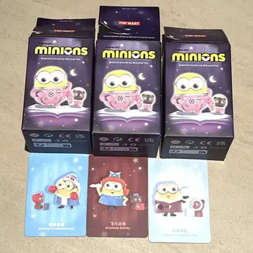 POPMART 미니언 밥 팀 Minions Bob and Tim