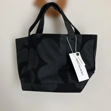 마리메코 블랙 꽃무늬 토트백
