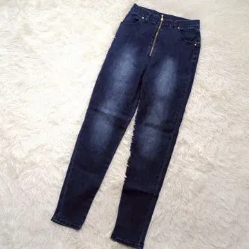 Rady 데님 팬츠(M) 테이퍼드 블루 스트레치 심플 워시