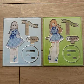 가츠라기 리야 보라색 운 여름 아크릴 스탠드 학 마스 FAM 복권