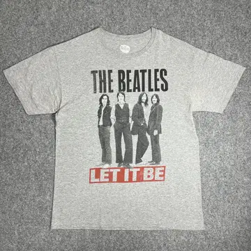 THE BEATLES Tee "Let It Be" L 사이즈 그레이