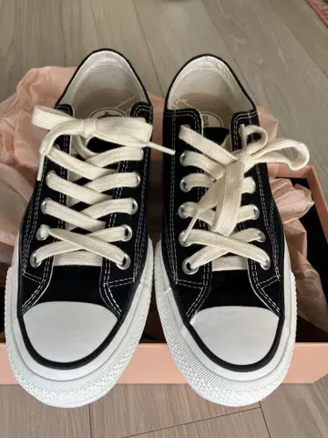 CONVERSE 애디트 척 테일러 캔버스 OX 블랙