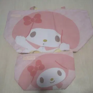 마이멜로디 보냉 빅 토트백 보냉 런치 토트백 빅 페이스