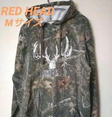 RED HEAD 레드 헤드 리얼 트리 풀오버 후드티