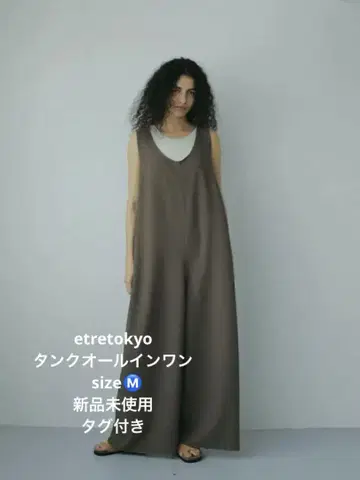 etretokyo 에트레토쿄 탱크 올인원 카키 S 새상품 미사용