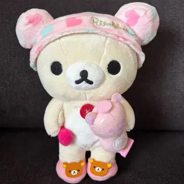 코리락쿠마 모음 봉제 인형 하트 배스 타임