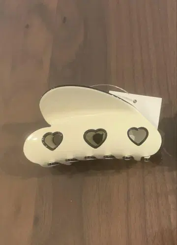 POTETE 3 하트 클립 화이트