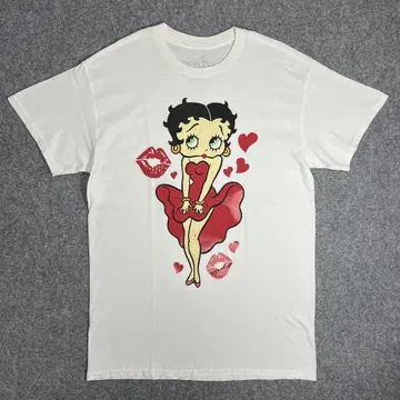 Betty Boop Tee 2022s 프린트 티셔츠 M 사이즈 화이트
