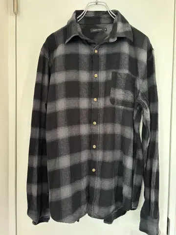 좋은 색상! JIGGYS SHOP 긴팔 셔츠 XL 블랙 그레이