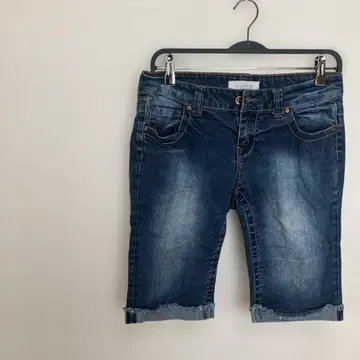 2.1 DENIM 숏 팬츠 사이즈 28 다크 블루