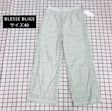 BLESSE BLIGE 여성용 캐주얼 레이스 팬츠 W105
