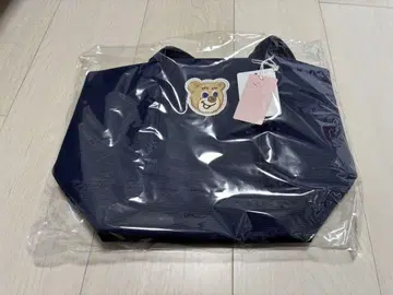 페이러 올드 테디 토트백 L 네이비