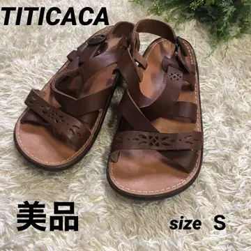 TITICACA 티티카카 브라운 샌들 size S