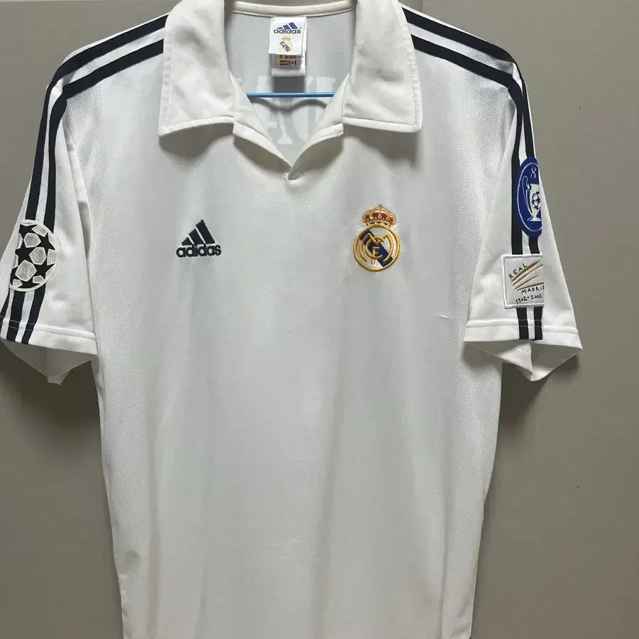 02-03 adidas Real Madrid 100周年記念 ゲームシャツ Real Madrid 2002 - 2003 Home football shirt jersey Centenary