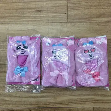 빤쮸토끼 봉제 인형 판초 전 3종 컴플리트