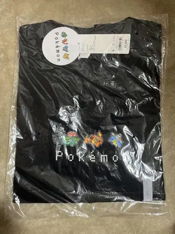 지유 포켓몬 그래픽 T Pokemon 티셔츠 L 사이즈