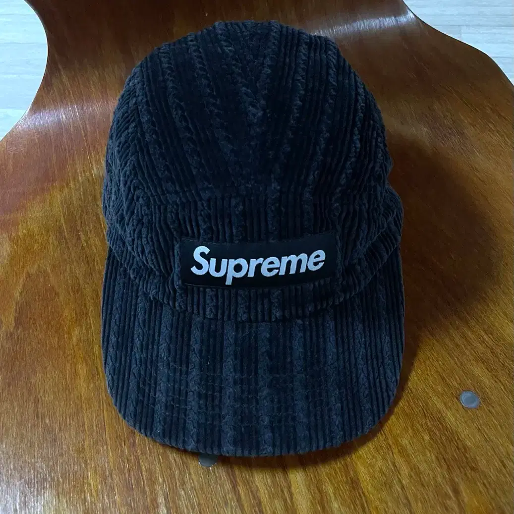 帽子 24FW Supreme Corduroy Camp Cap black s-l400.jpg