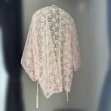 꽃무늬 레이스 기모노 숄 M 사이즈