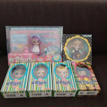 Blythe 인형 본체 6개 세트 팝업 월드 포함 타카라 묶음 판매