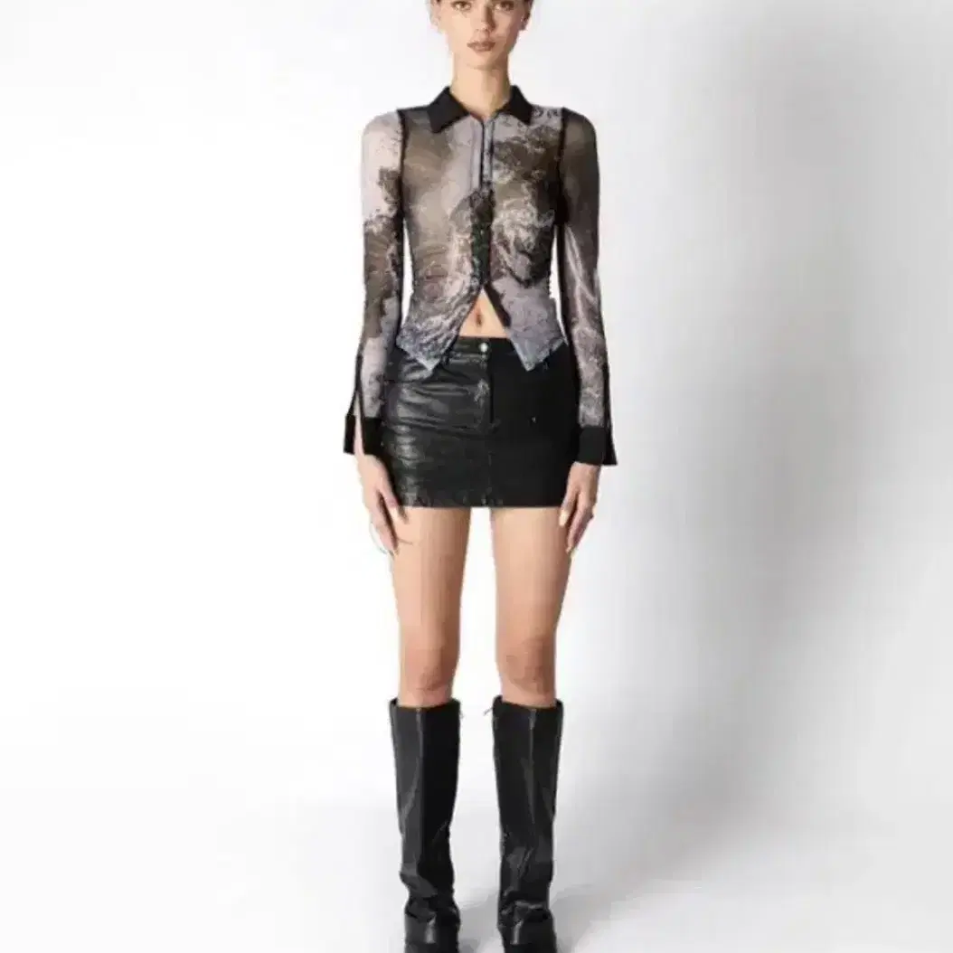 ★SIO★SIO SEOUL PEARL SHORT SLEEVE TOP[MELANGE]★韓国送料込 MUSINSA公式 | SIO Sio Seoul Pearl Short Sleeve Top [Melange]