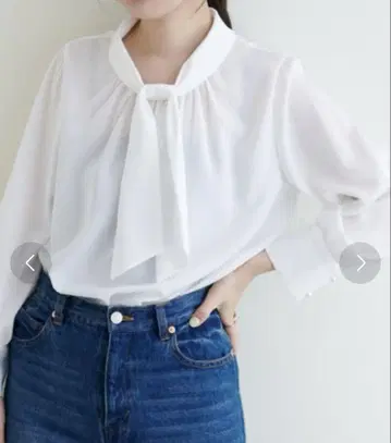 내추럴 꾸뛰르 화이트 블라우스 2장 세트