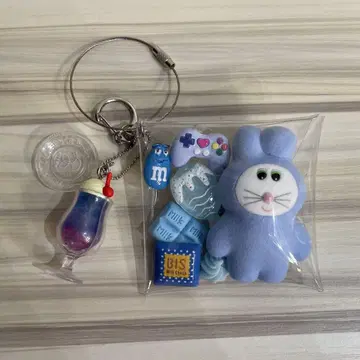 가챠 파우치 블루 계열 무뉴 여행하는 찻집