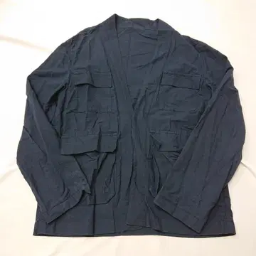 nest robe CONFECT 네이비 와시 코튼 가디건