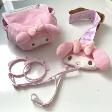 산리오 마이멜로디 카메라 케이스, 카메라 스트랩, 카메라 렌즈 밴딩 세트