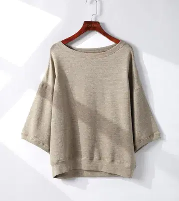 즉시 발송 FRAMeWORK LINEN-TERRY-루즈 풀오버 2 베이지