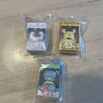 산리오 초코 박스 피규어 식품 완구 폼폼푸딩 키키라라 시나몬