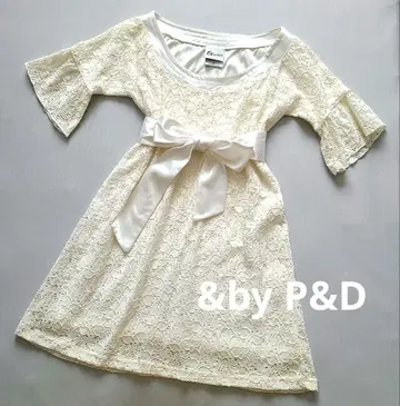& by P&D 레이스 튜닉 38 사이즈 아이보리