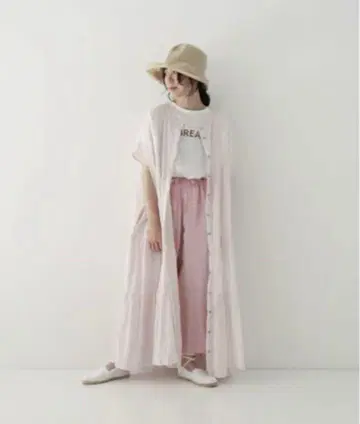 nest robe 린넨 티어드 맥시 원피스
