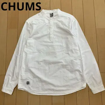 CHUMS 참스 허리케인 셔츠 긴팔 셔츠 화이트 M 사이즈