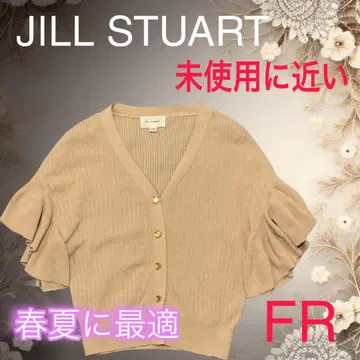 [미사용에 가까운] JILLSTUART 베이지 가디건 FREE SIZE