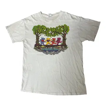 중고품 90년대 USA제 GRATEFUL DEAD BEAR 티셔츠 L