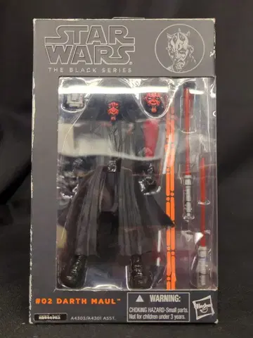 HASBRO 02 / THE BLACK DARTH MAUL 6인치