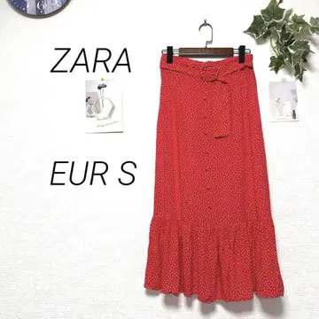 9622 자라 도트 무늬 롱 스커트 슬릿