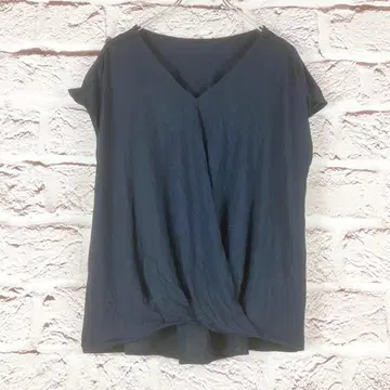 z2791:PLST 슬리브리스 탑 튜닉 스트레치 블랙 M