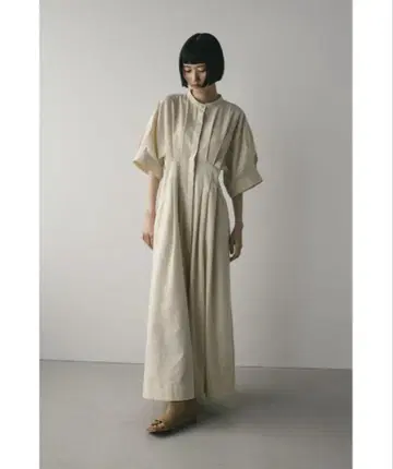 인기 상품] 린넨 믹스 셔츠 원피스